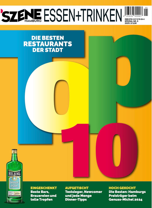 SZENE HAMBURG ESSEN+TRINKEN Top Ten Guide 2025 - SZENE HAMBURG Shop