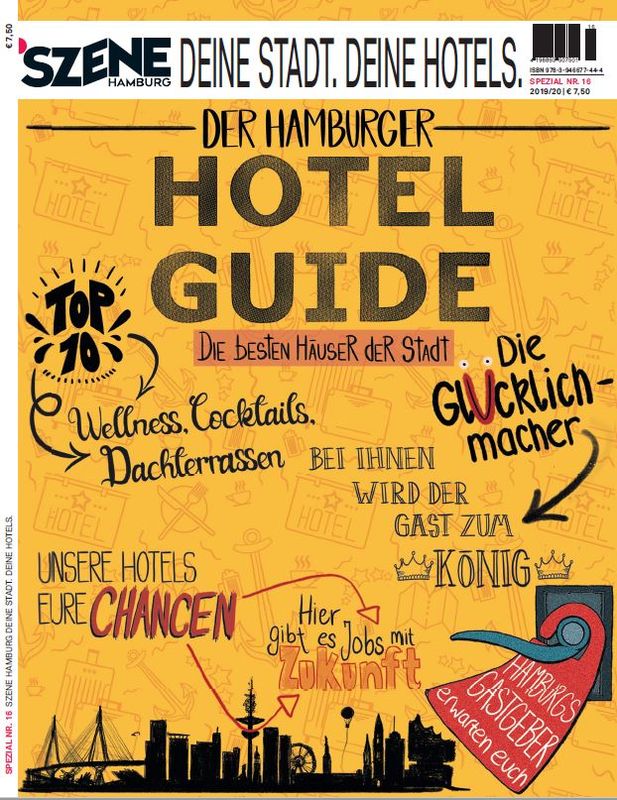 SZENE HAMBURG Deine Stadt, Deine Hotels 16/2019 "Die besten Häuser der Stadt" - SZENE HAMBURG Shop