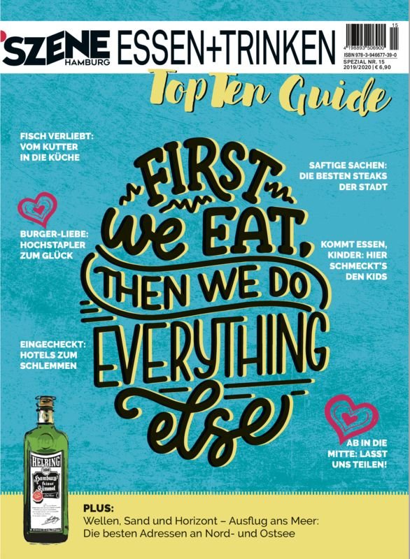 SZENE HAMBURG Essen+Trinken 15/2019 "Top 10 Guide" - SZENE HAMBURG Shop