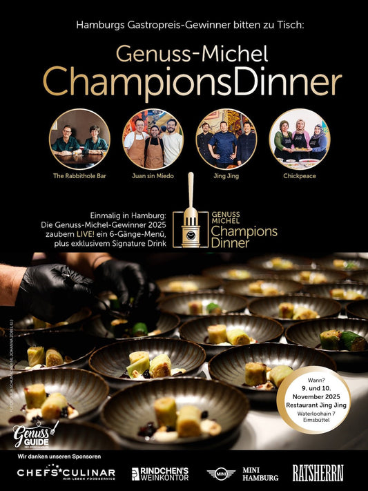 Genuss - Michel ChampionsDinner 2025 - SZENE HAMBURG Shop