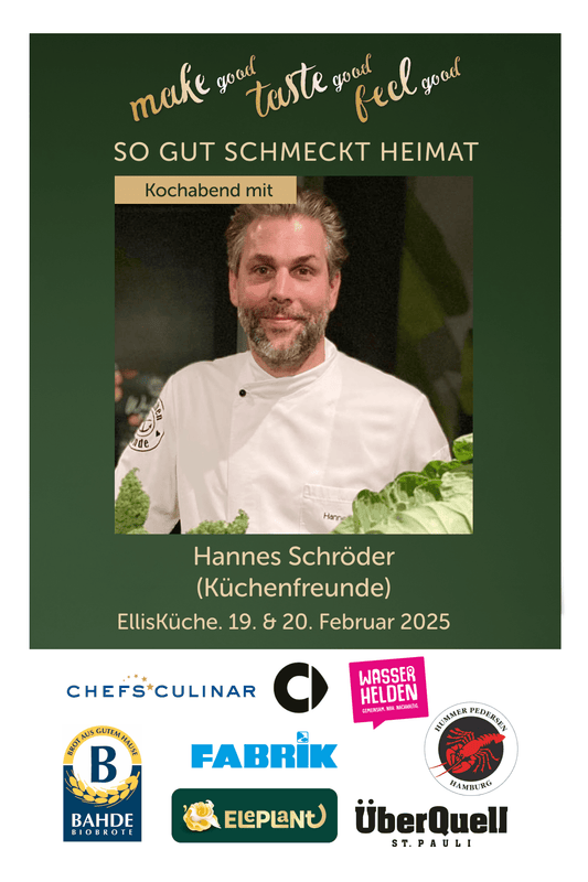 So gut schmeckt Heimat: Herzlich kochen mit Hannes Schröder (Kochkurs) - SZENE HAMBURG Shop