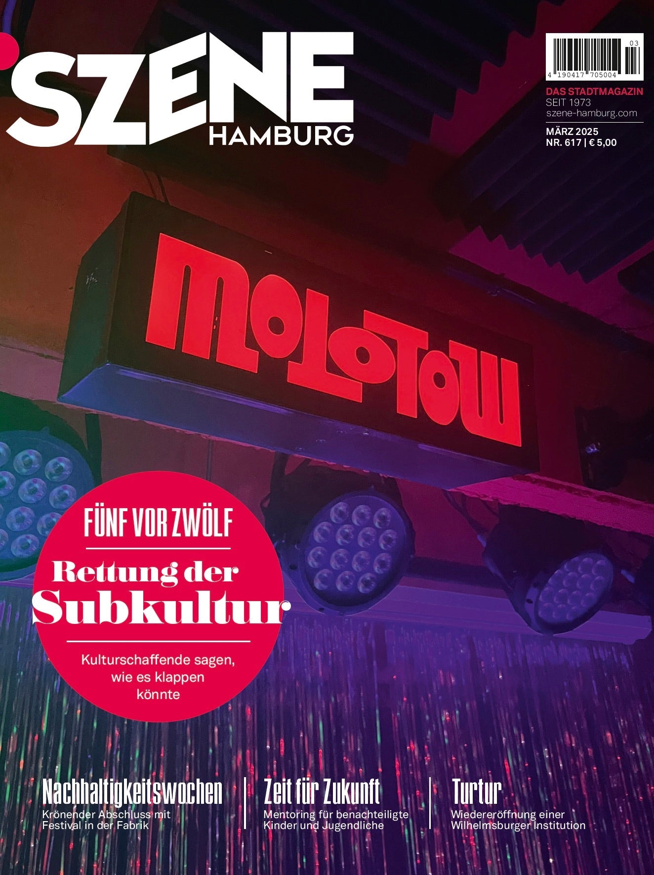 SZENE HAMBURG 2025 - 03 „Rettung der Subkultur" - SZENE HAMBURG Shop