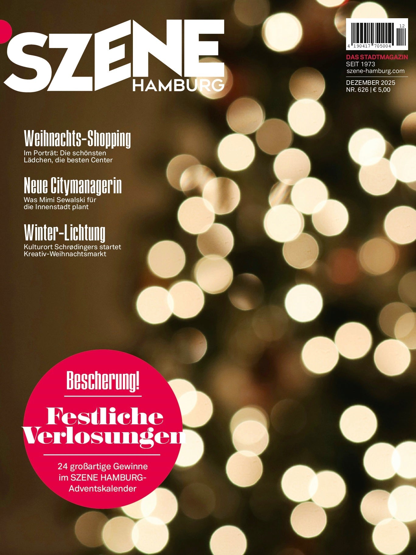 SZENE HAMBURG 2025 - 12 "Festliche Verlosungen" - SZENE HAMBURG Shop