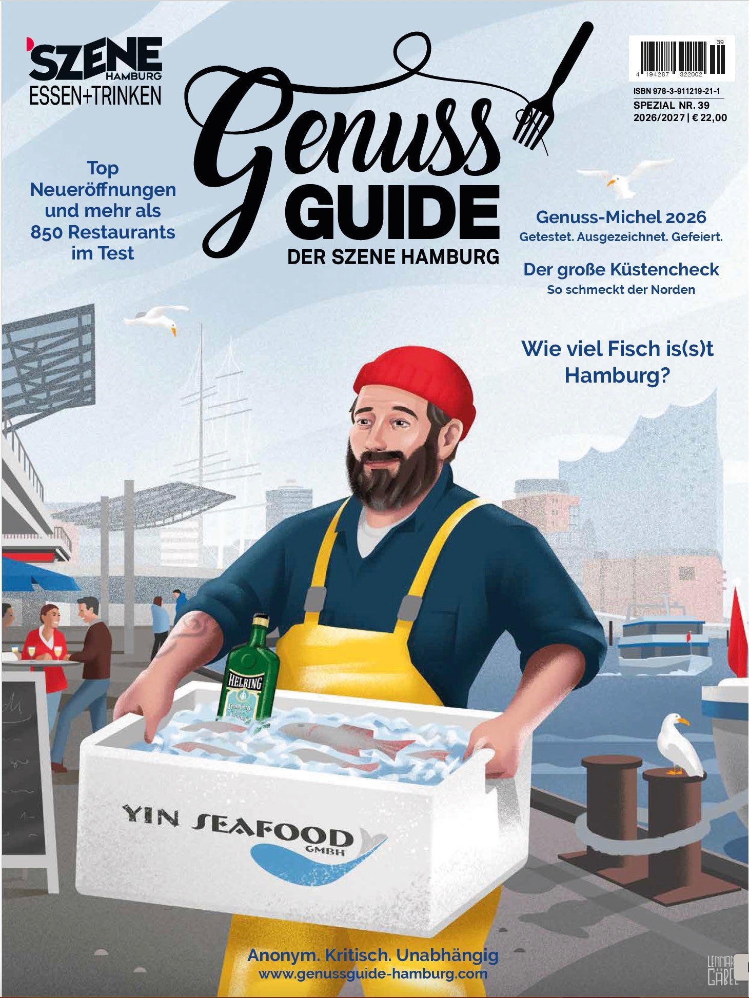 SZENE HAMBURG ESSEN+TRINKEN 39/2026 „Genuss - Guide“ - SZENE HAMBURG Shop