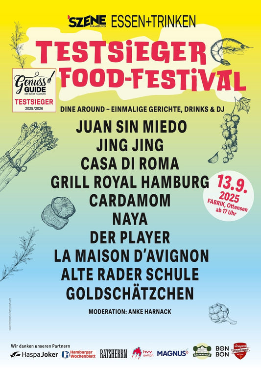 Testsieger Food - Festival 2025 - SZENE HAMBURG Shop