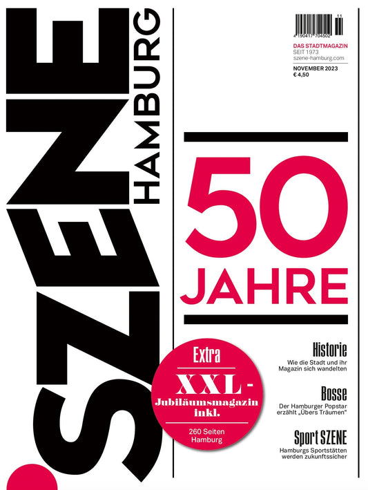 „50 Jahre SZENE HAMBURG – Zum Jubiläum gibt es noch mehr SZENE HAMBURG“ - SZENE HAMBURG Shop