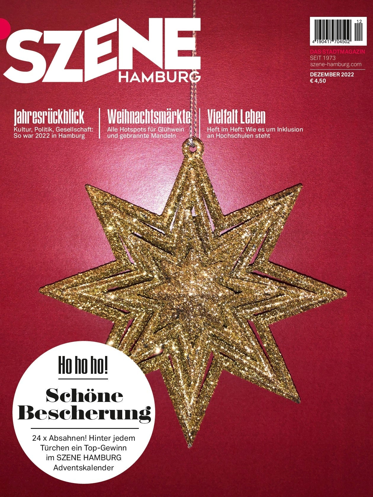 SZENE HAMBURG 12/2022 „Hamburger Jahresrückblick“ - SZENE HAMBURG Shop