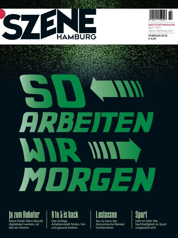 SZENE HAMBURG 2/2019 "So Arbeiten wir Morgen" - SZENE HAMBURG Shop