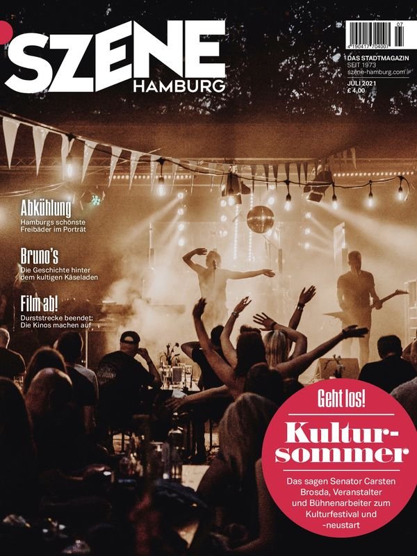 SZENE HAMBURG 7/2021 "Kultursommer - Geht los!" - SZENE HAMBURG Shop