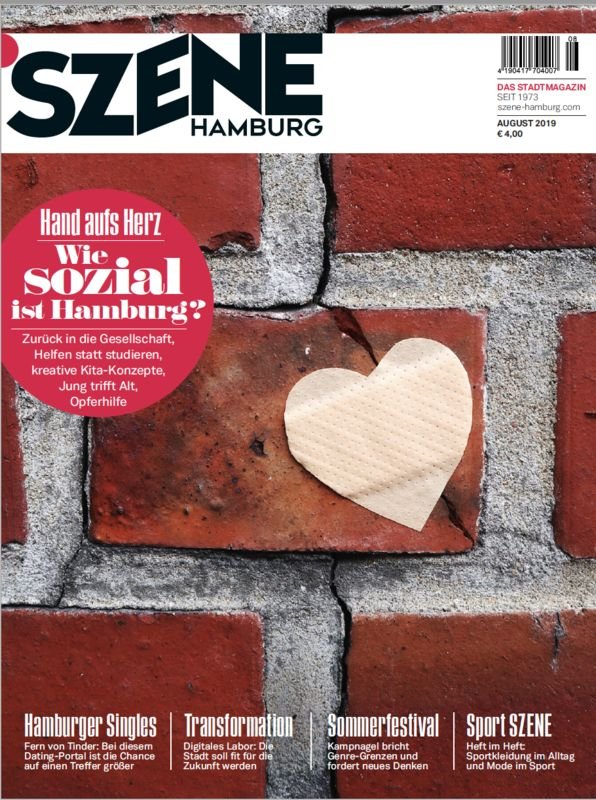 SZENE HAMBURG 8/2019 "Wie sozial ist Hamburg?" - SZENE HAMBURG Shop