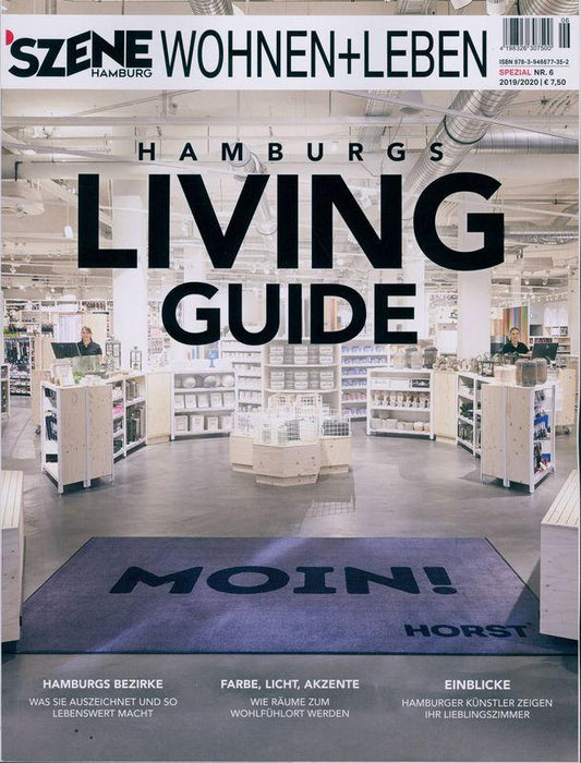 SZENE HAMBURG Wohnen+Leben 6/2019 "Hamburgs Living Guide" - SZENE HAMBURG Shop