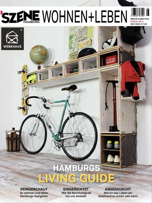 SZENE HAMBURG Wohnen+Leben 8/2021 "Hambrgs Living Guide" - SZENE HAMBURG Shop
