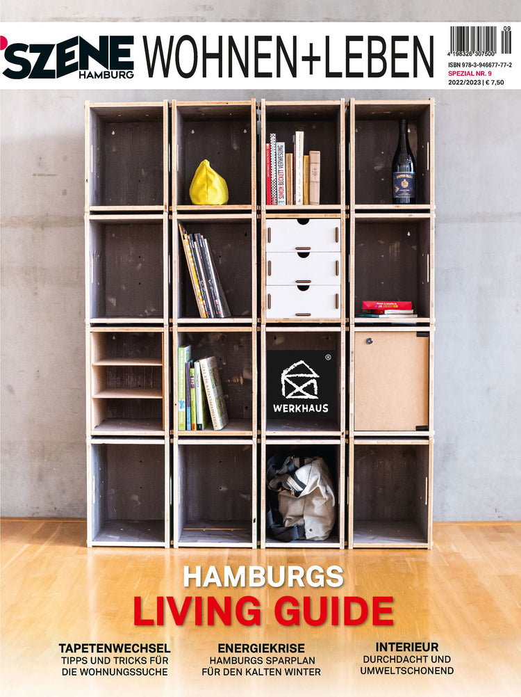 SZENE HAMBURG Wohnen+Leben 9/2022 "Hambrgs Living Guide" - SZENE HAMBURG Shop